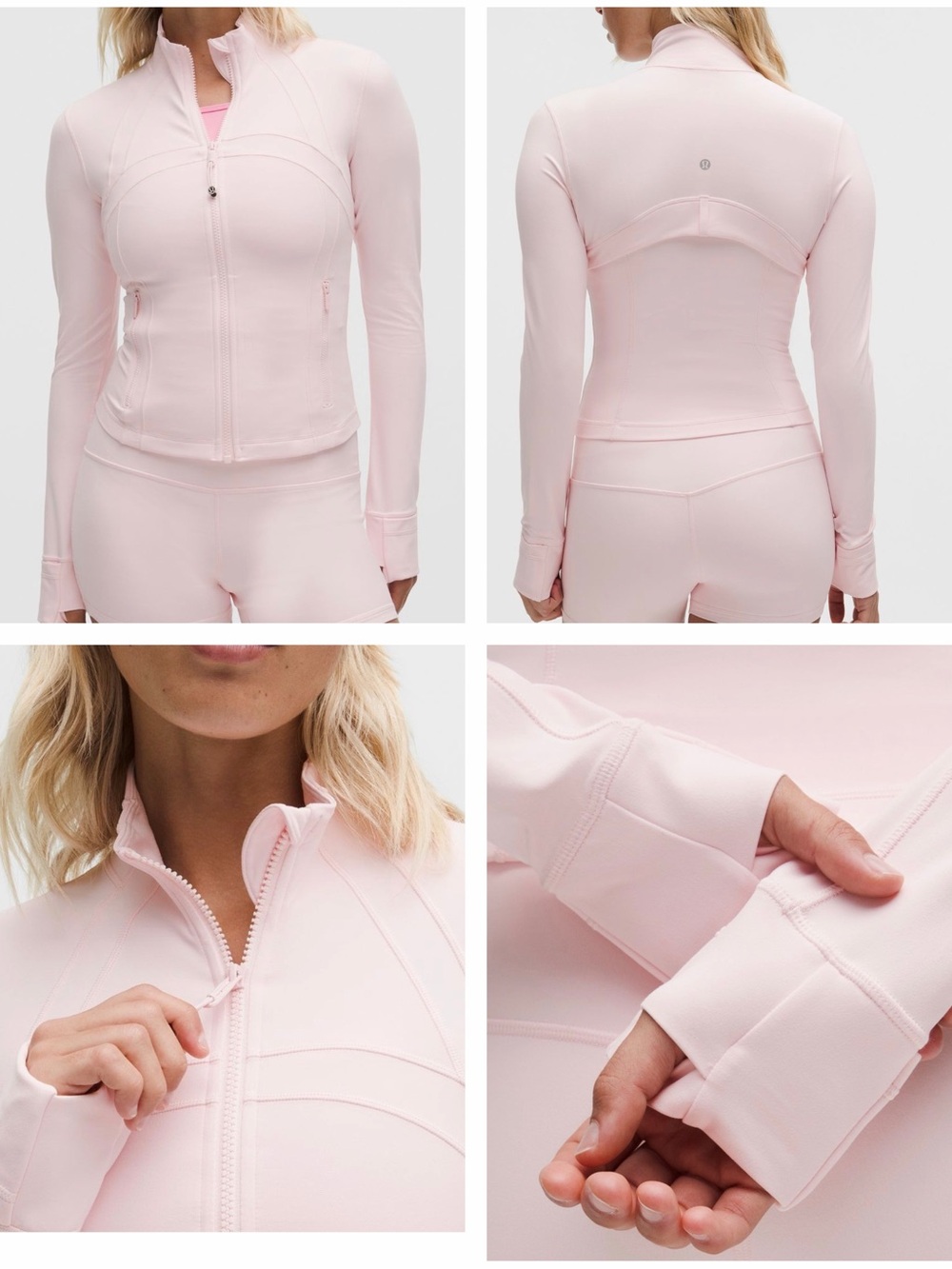 lululemon Pink Athletic Zip Jacket
